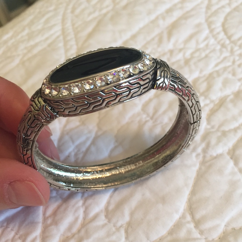 Silver hinge bracelet - Picture 3 of 5